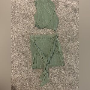 PrettyLittleThing Olive Green Plus Size Garment